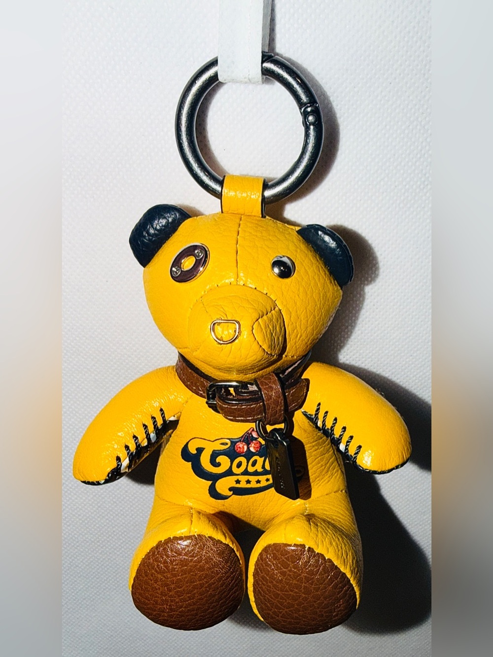 Coach Collectible (ACE) Leather Bear Charm